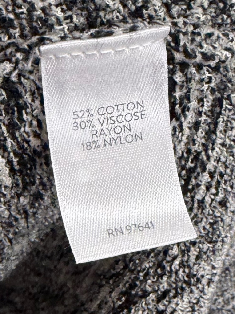 Pure J Jill Sweater Medium Womens Gray Cowl Neck Long Sleeve - Picture 6 of 10